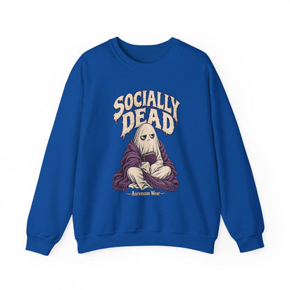 Socially Dead — Halloween Unisex Crewneck | Ascensum Wear