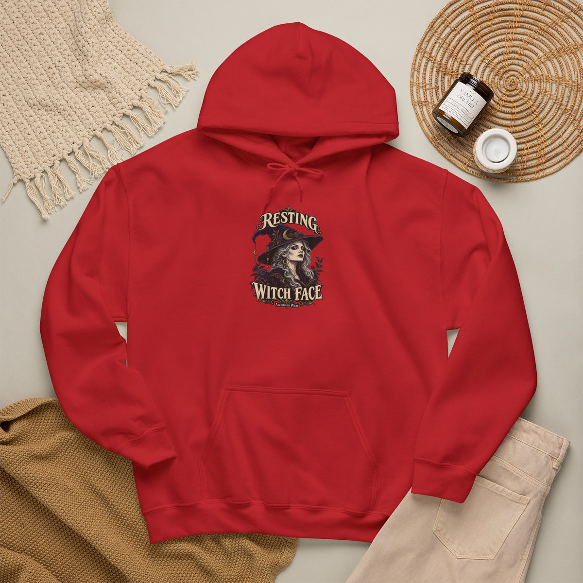 Resting Witch Face — Halloween Unisex Hoodie | Ascensum Wear