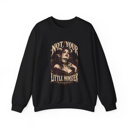 Not Your Little Monster — Halloween Graphic Crewneck | Ascensum Wear
