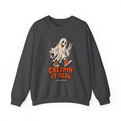 Creepin' It Real — Halloween Unisex Crewneck | Ascensum Wear