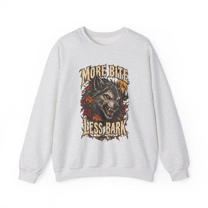More Bite Less Bark — Halloween Unisex Crewneck | Ascensum Wear