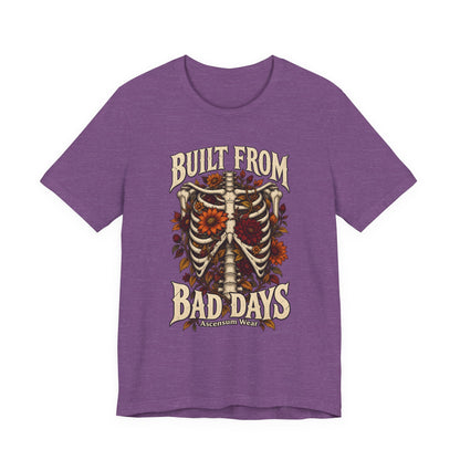 Bullet From Bad Days — Skeleton Flowers Halloween Tee | Ascensum Wear