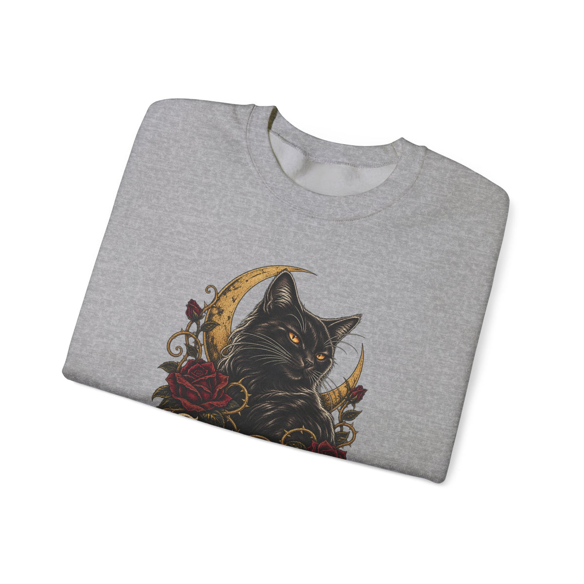 Sweet But Sinister — Black Cat Halloween Crewneck | Ascensum Wear