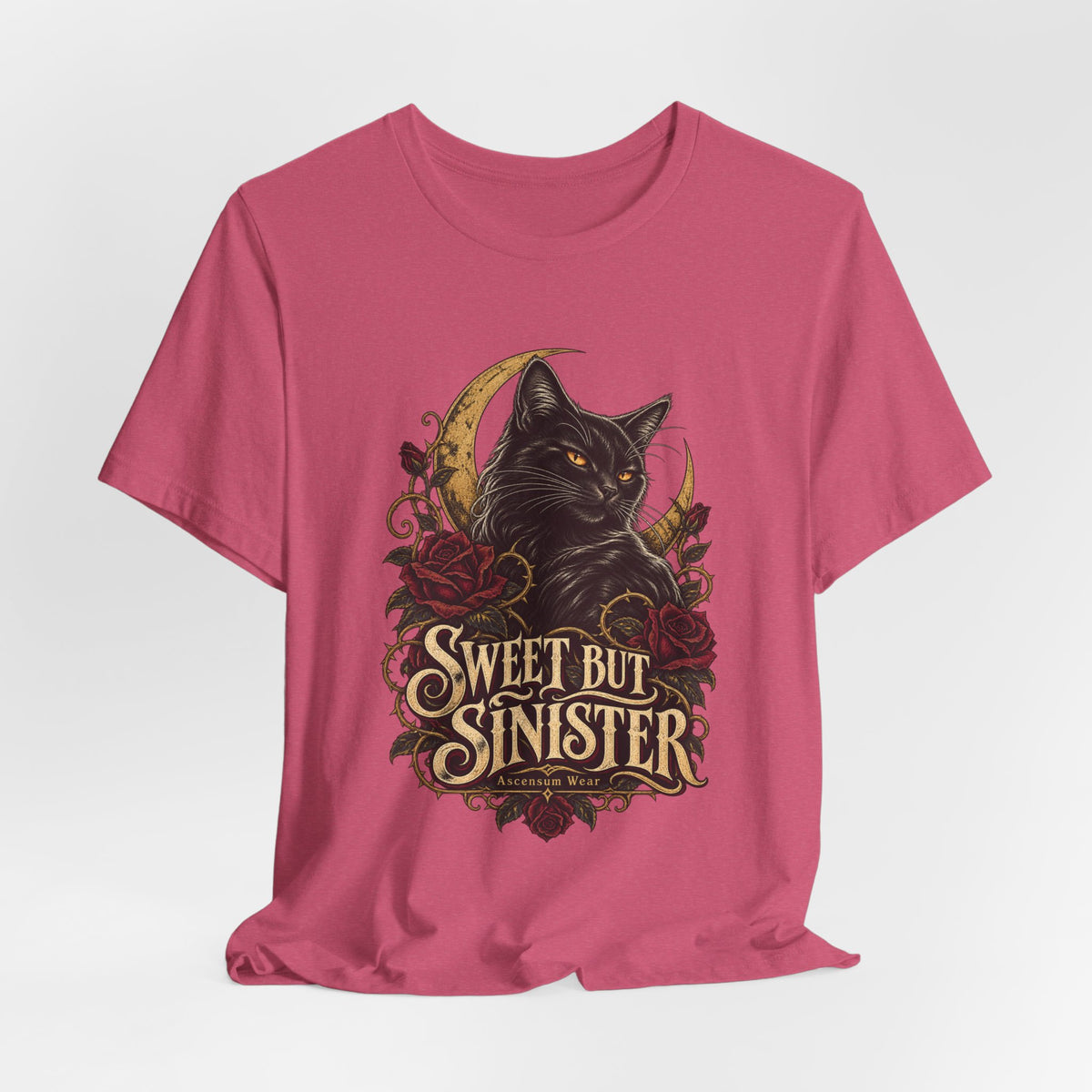 Sweet But Sinister — Black Cat Halloween Tee | Ascensum Wear