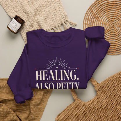 Healing. Also Pretty. Balanced. — Women's Empowerment Crewneck | Ascensum Wear