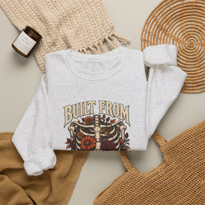 Bullet From Bad Days — Skeleton Flowers Halloween Crewneck | Ascensum Wear