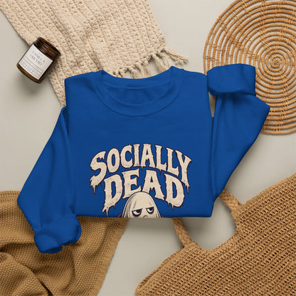 Socially Dead — Halloween Unisex Crewneck | Ascensum Wear
