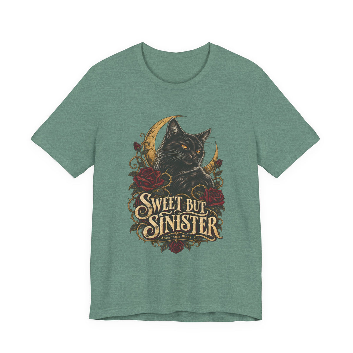 Sweet But Sinister — Black Cat Halloween Tee | Ascensum Wear