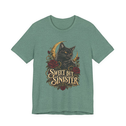 Sweet But Sinister — Black Cat Halloween Tee | Ascensum Wear