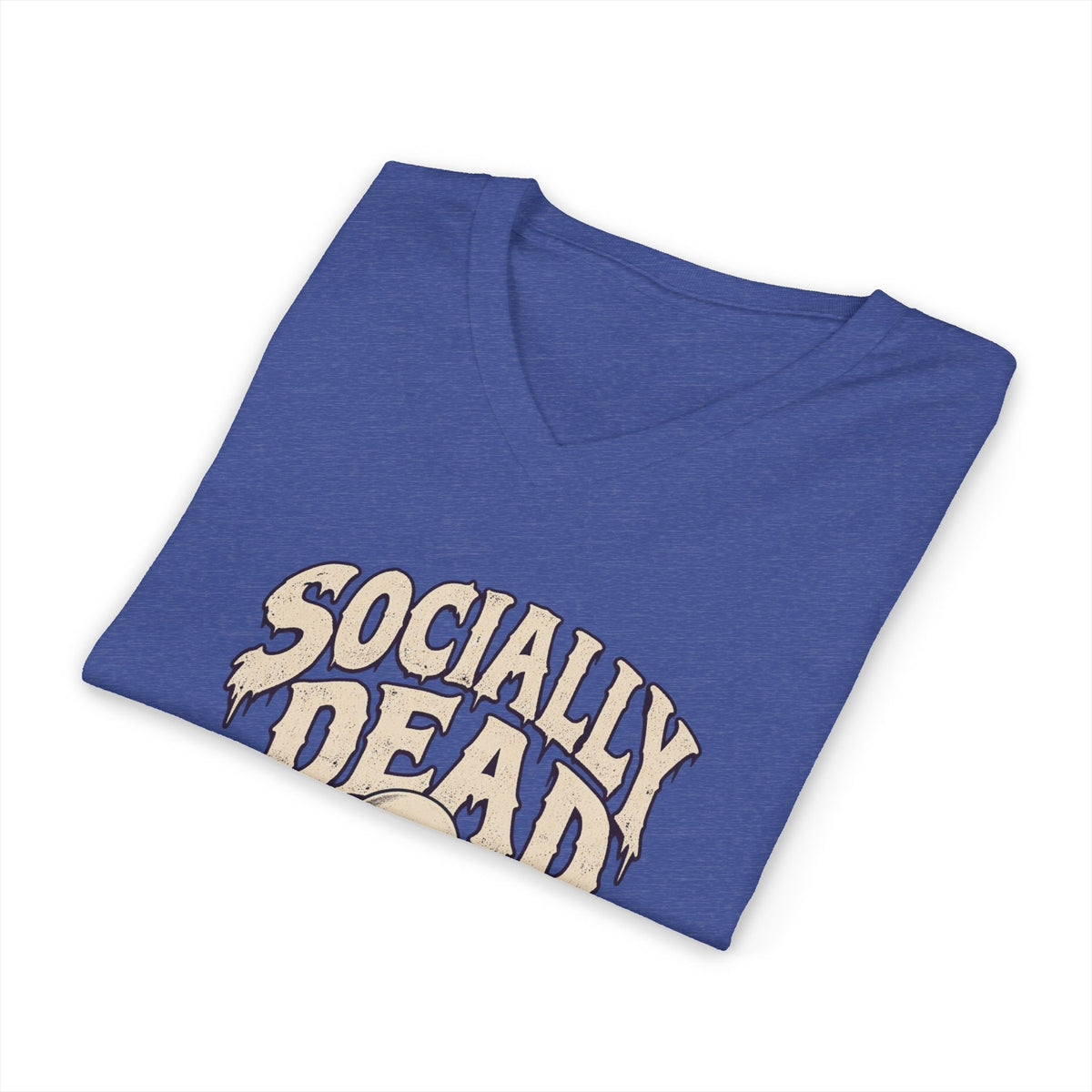 Socially Dead — Halloween Unisex V Neck| Ascensum Wear