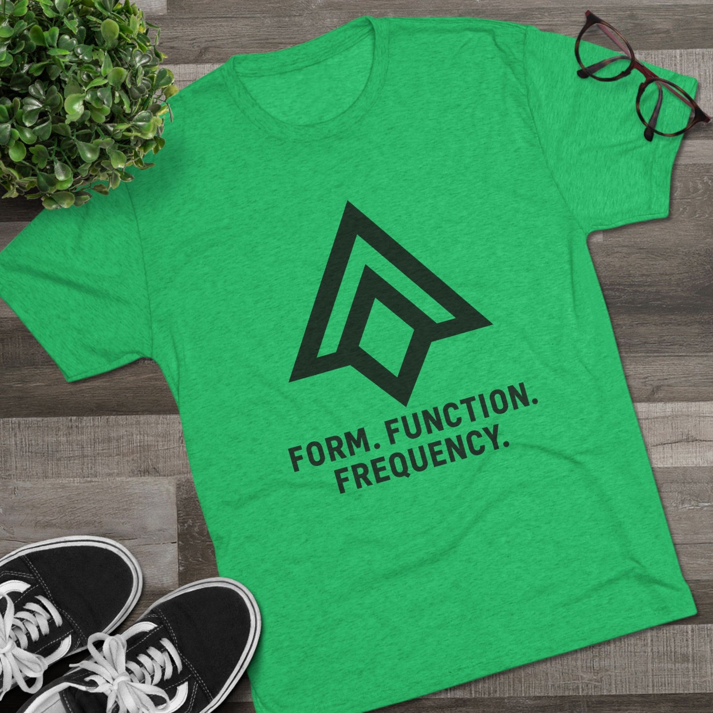 Form. Function. Frequency.  Logo Signature Alignment Tee
