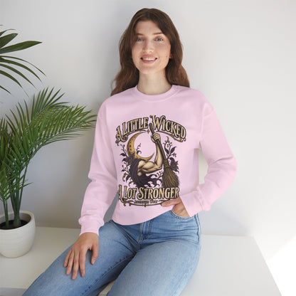 A Little Wicked A Lot Stronger — Halloween Unisex Crewneck Sweatshirt | Ascensum Wear
