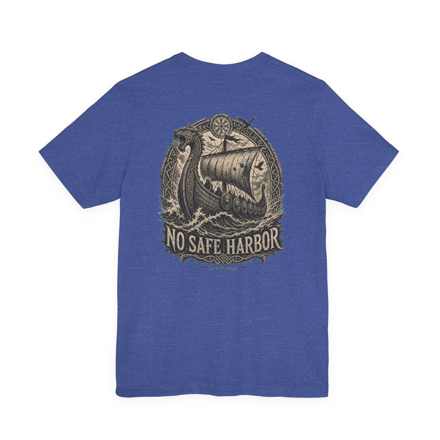 No Safe Harbor — Norse Back Print T-Shirt | Ascensum Wear