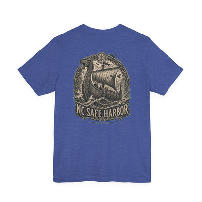 No Safe Harbor — Norse Back Print T-Shirt | Ascensum Wear