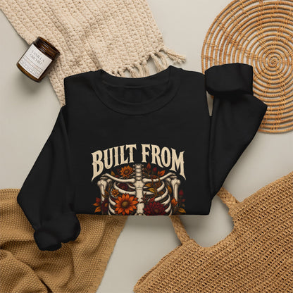 Bullet From Bad Days — Skeleton Flowers Halloween Crewneck | Ascensum Wear