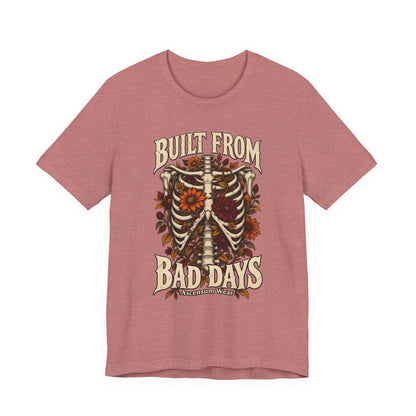 Bullet From Bad Days — Skeleton Flowers Halloween Tee | Ascensum Wear