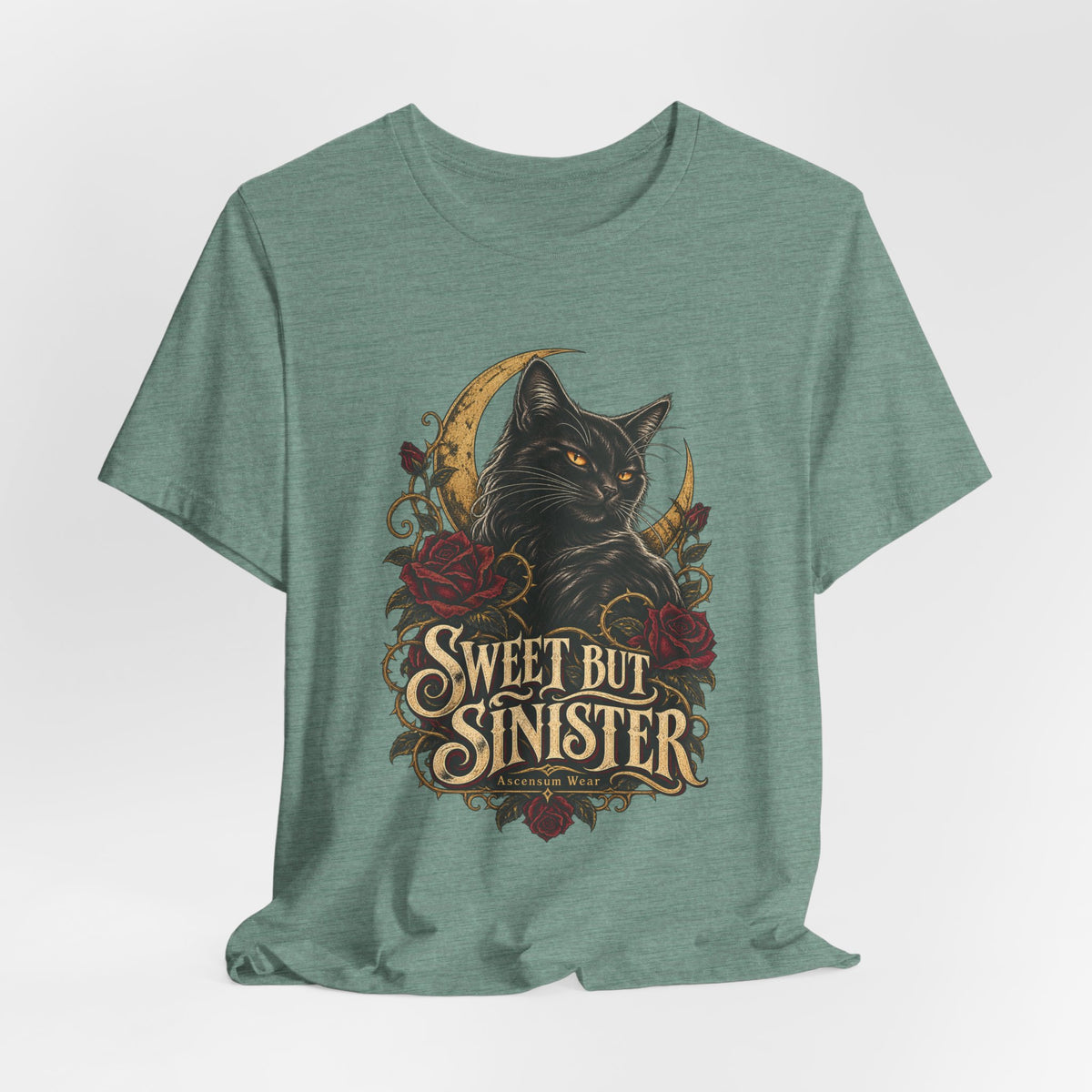 Sweet But Sinister — Black Cat Halloween Tee | Ascensum Wear