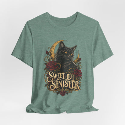 Sweet But Sinister — Black Cat Halloween Tee | Ascensum Wear