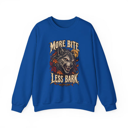 More Bite Less Bark — Halloween Unisex Crewneck | Ascensum Wear