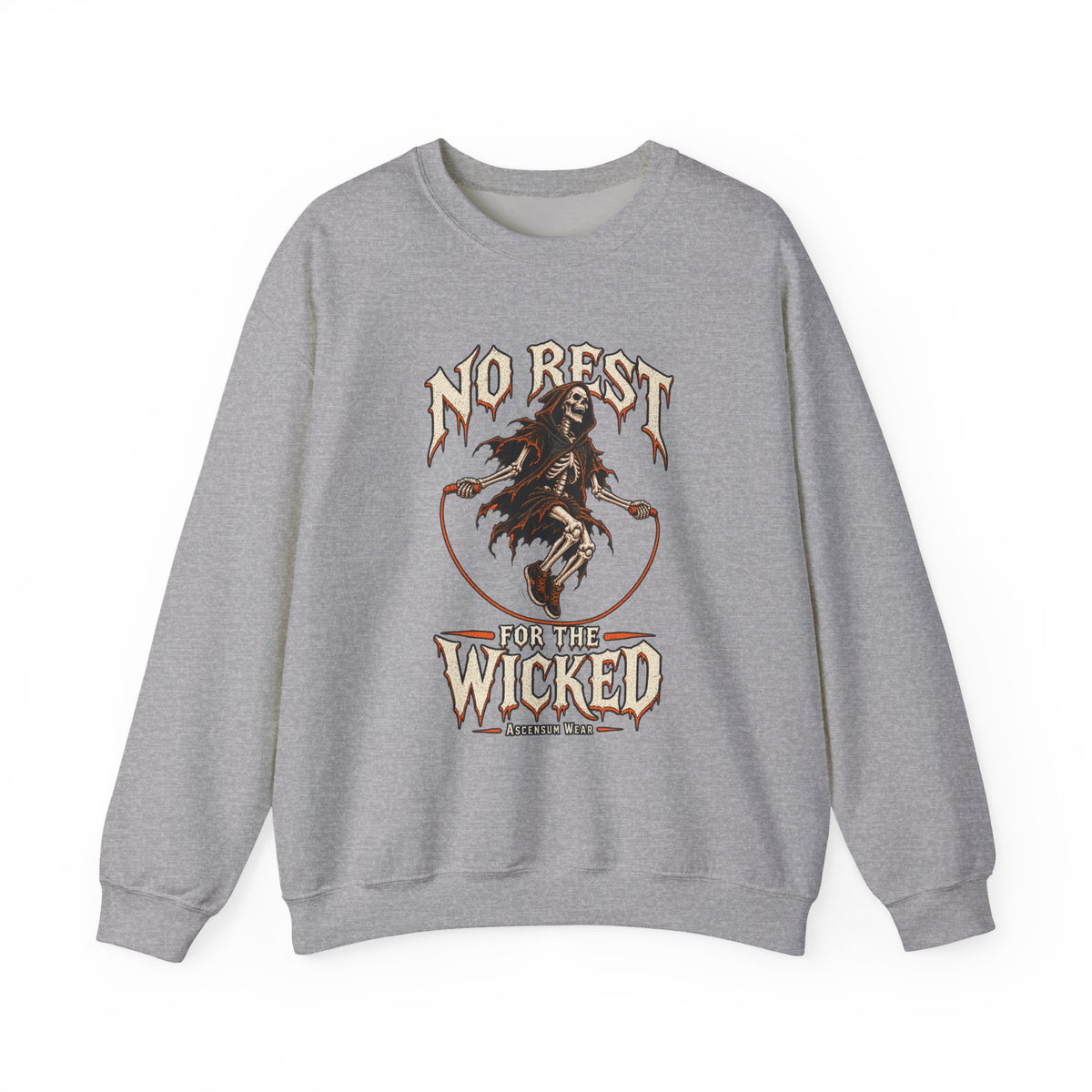 No Rest for the Wicked — Halloween Unisex Crewneck| Ascensum Wear