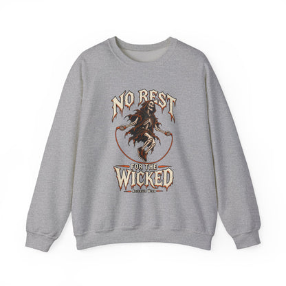No Rest for the Wicked — Halloween Unisex Crewneck| Ascensum Wear