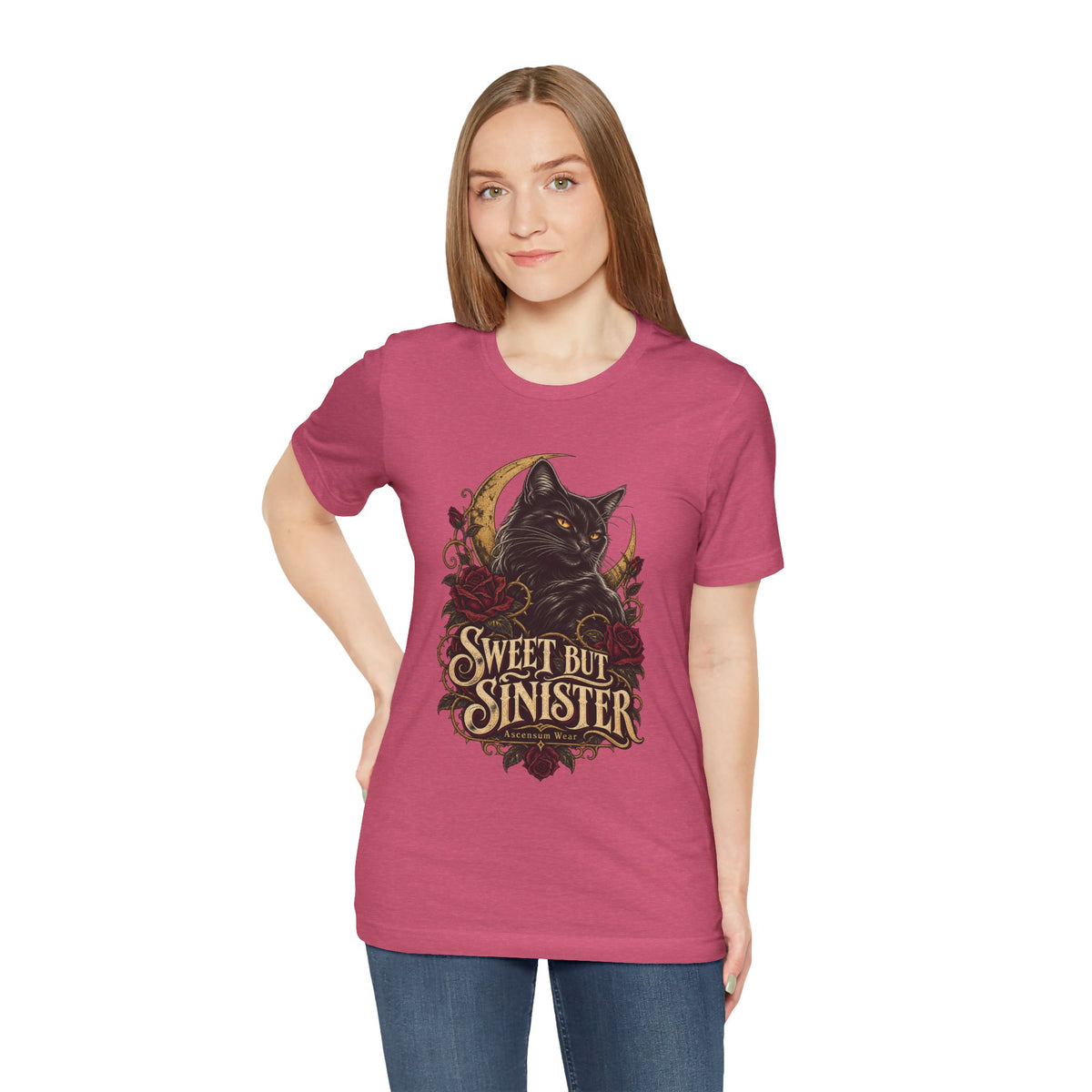 Sweet But Sinister — Black Cat Halloween Tee | Ascensum Wear
