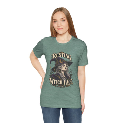 Resting Witch Face — Halloween Unisex Tee | Ascensum Wear