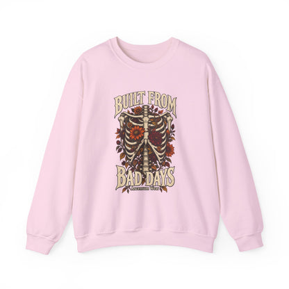 Bullet From Bad Days — Skeleton Flowers Halloween Crewneck | Ascensum Wear