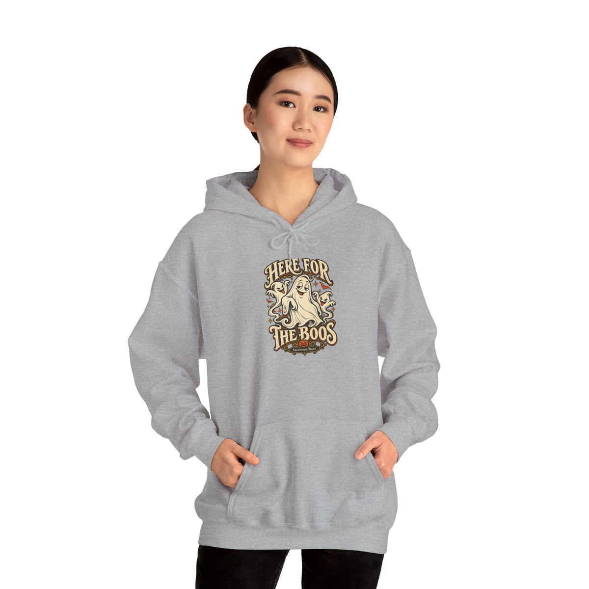 Here for the Boos — Vintage Ghost Trio Unisex Tee | Ascensum Wear