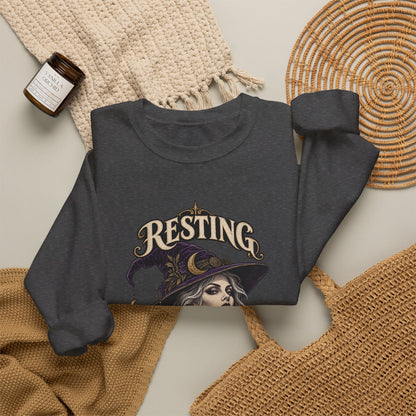 Resting Witch Face — Halloween Unisex Crewneck | Ascensum Wear