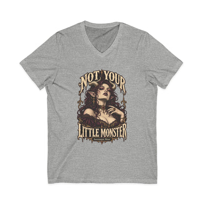Not Your Little Monster — Halloween Graphic V Neck | Ascensum Wear