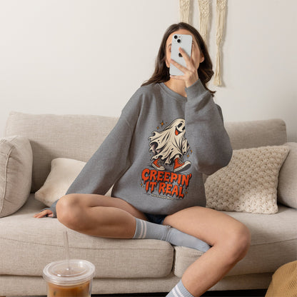 Creepin' It Real — Halloween Unisex Crewneck | Ascensum Wear