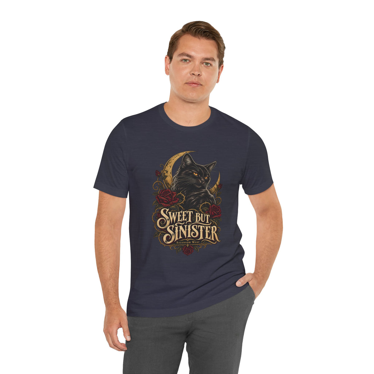 Sweet But Sinister — Black Cat Halloween Tee | Ascensum Wear