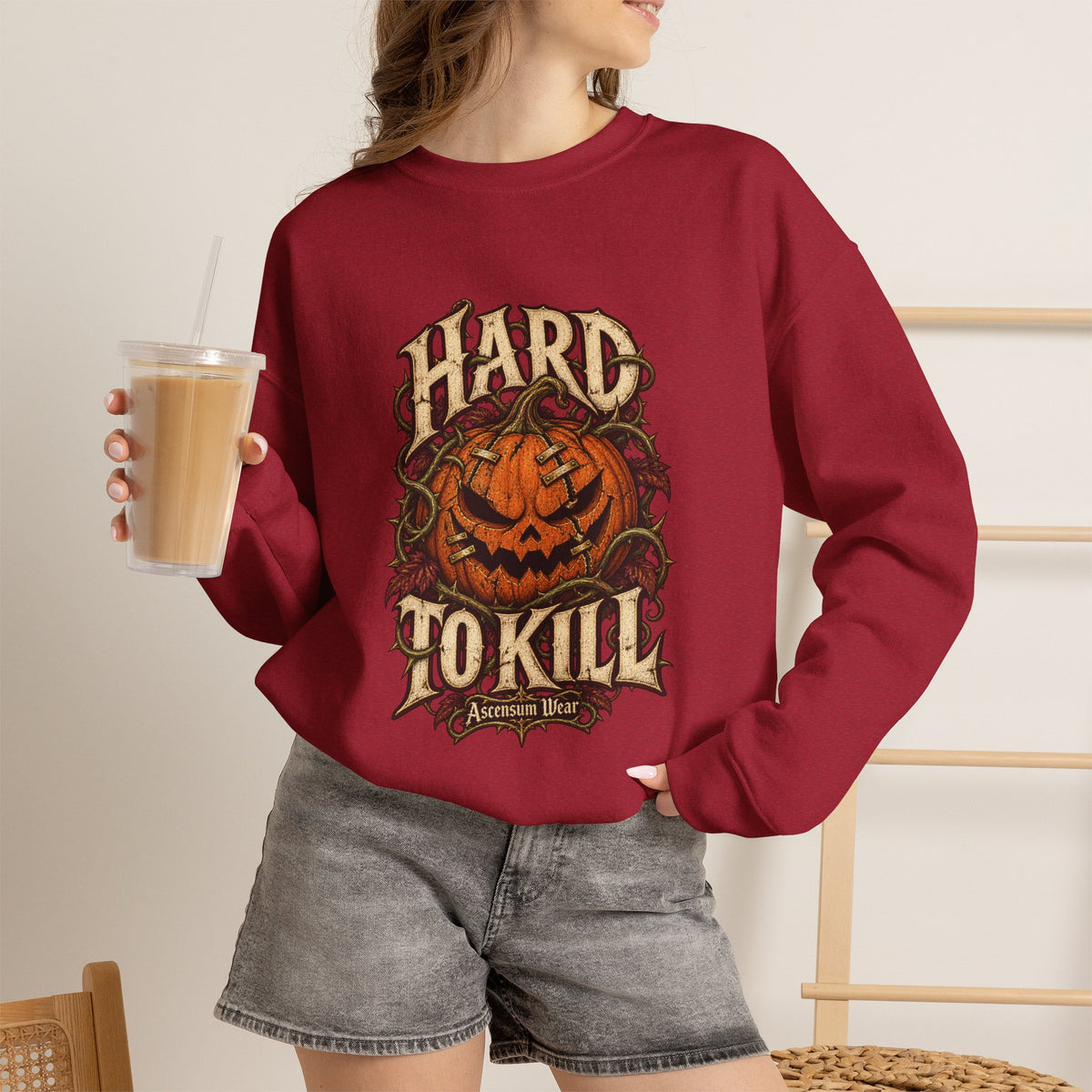 Hard to Kill — Halloween Unisex Crewneck | Ascensum Wear