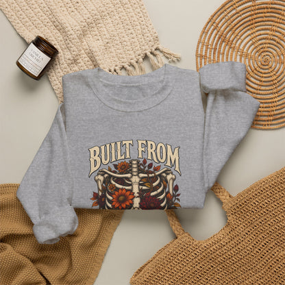 Bullet From Bad Days — Skeleton Flowers Halloween Crewneck | Ascensum Wear