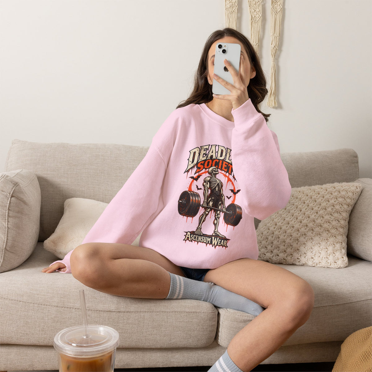 Deadlift Society — Fitness Halloween Unisex Crewneck | Ascensum Wear
