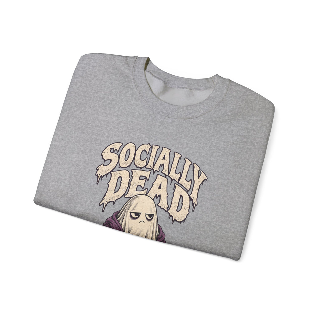 Socially Dead — Halloween Unisex Crewneck | Ascensum Wear