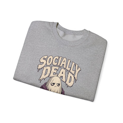 Socially Dead — Halloween Unisex Crewneck | Ascensum Wear