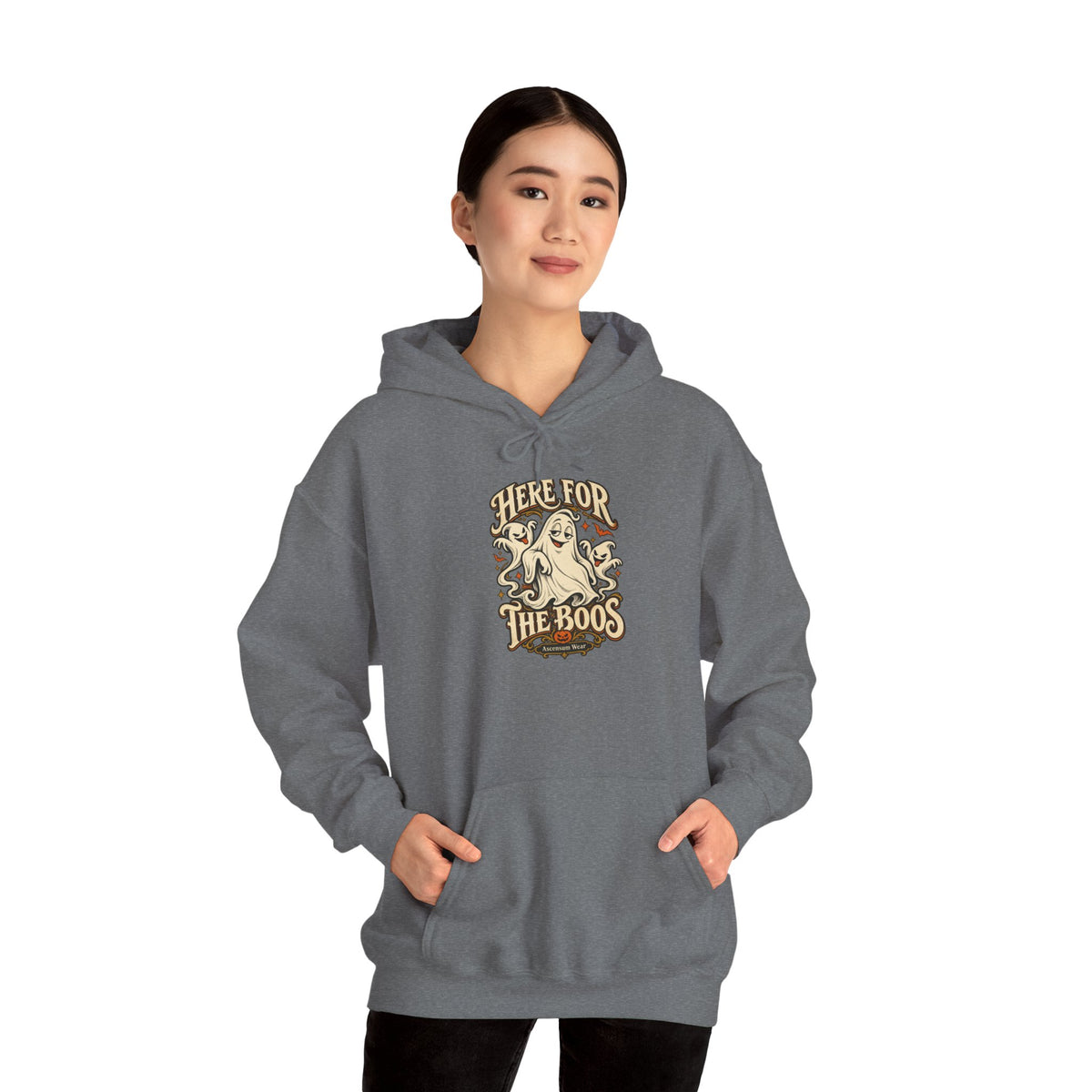 Here for the Boos — Vintage Ghost Trio Unisex Tee | Ascensum Wear