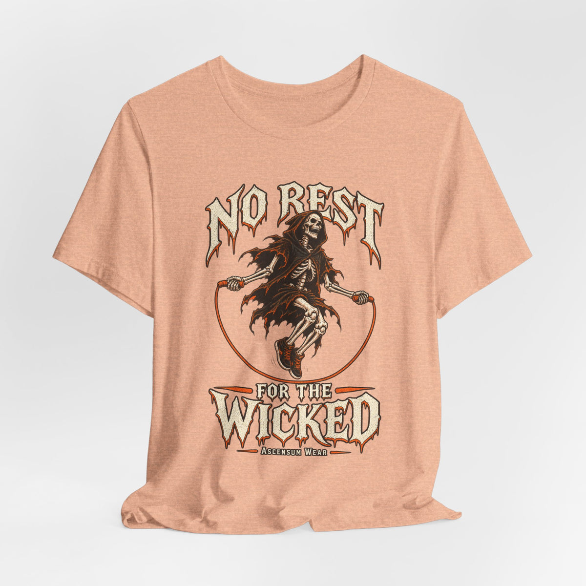 No Rest for the Wicked — Halloween Unisex Tee | Ascensum Wear