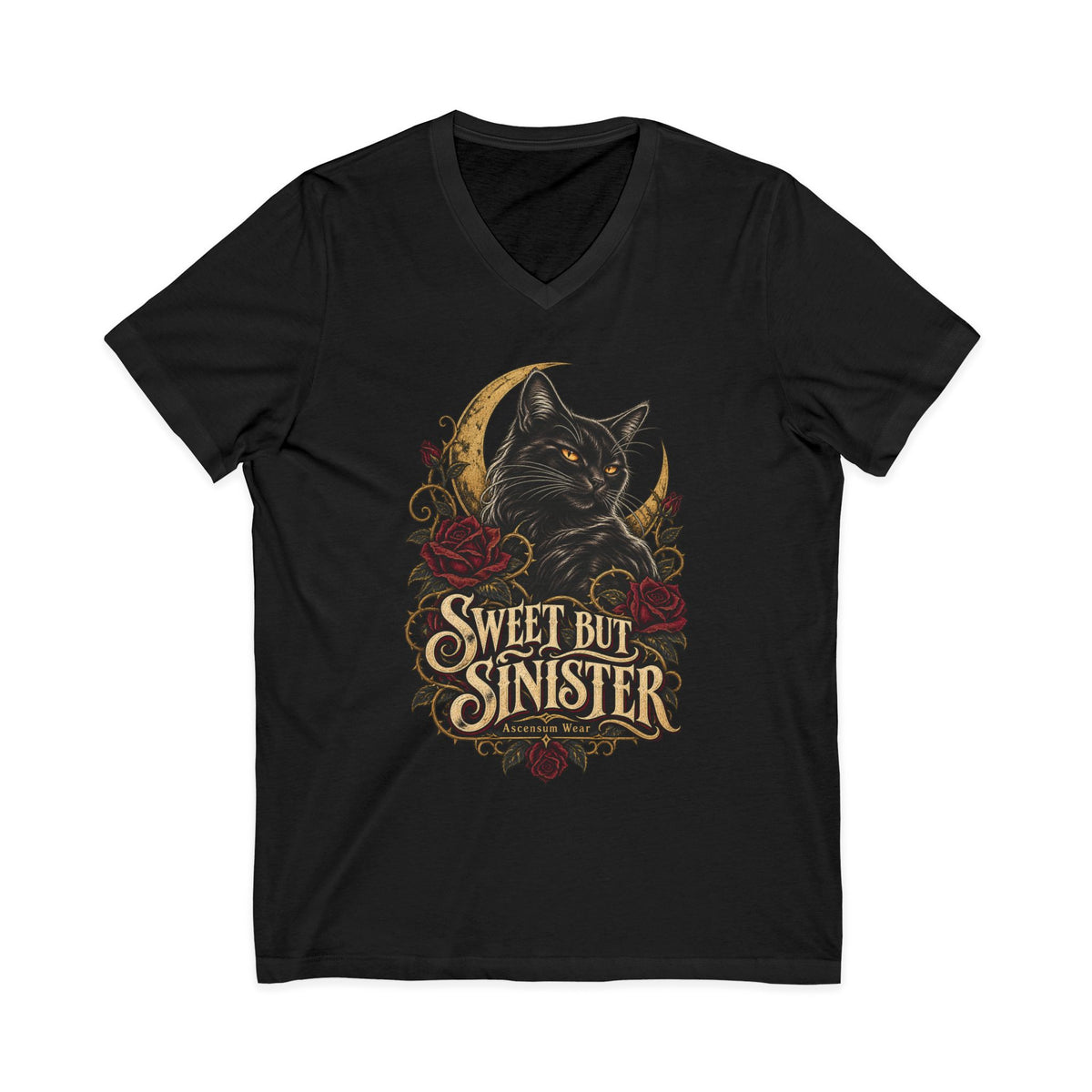 Sweet But Sinister — Black Cat Halloween Tee | Ascensum Wear