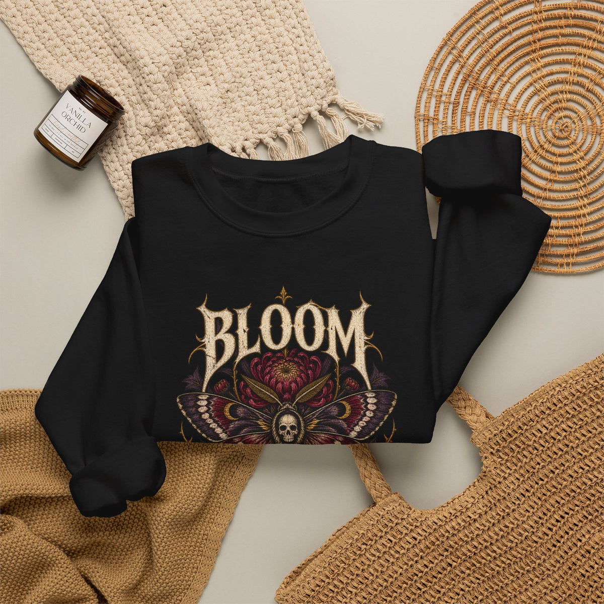 Bloom After Dark — Halloween Unisex Crewneck | Ascensum Wear