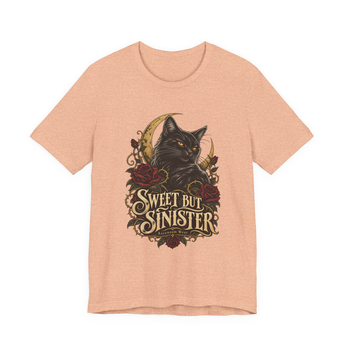 Sweet But Sinister — Black Cat Halloween Tee | Ascensum Wear