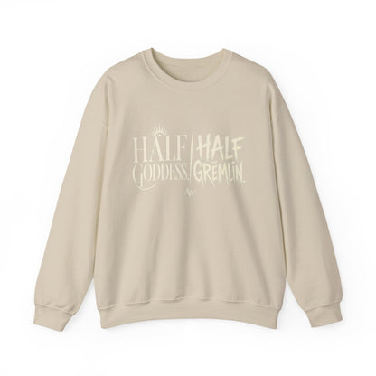 Half Goddess, Half Gremlin — Women's Empowerment Crewneck | Ascensum Wear