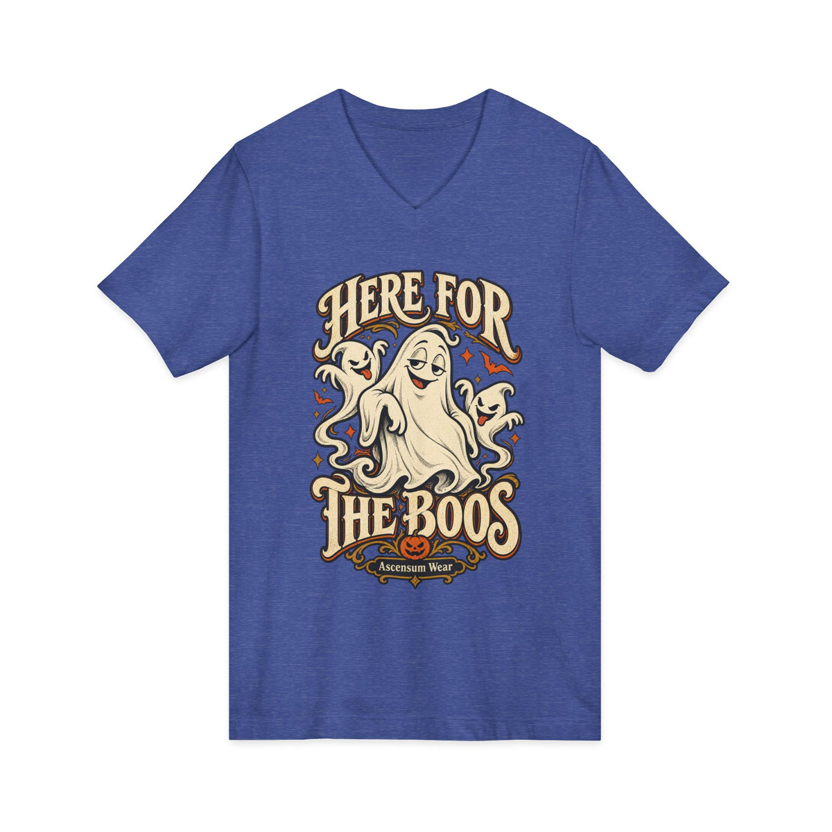 Here for the Boos — Vintage Ghost Trio Unisex Tee | Ascensum Wear