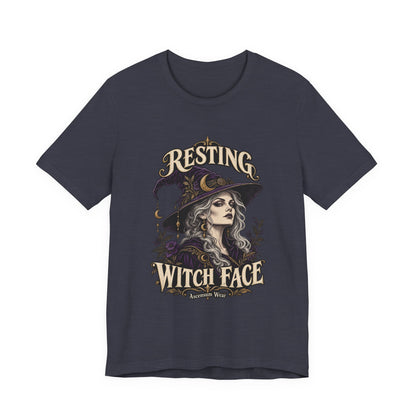 Resting Witch Face — Halloween Unisex Tee | Ascensum Wear