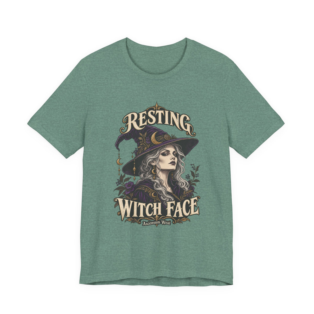 Resting Witch Face — Halloween Unisex Tee | Ascensum Wear