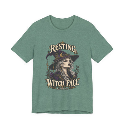 Resting Witch Face — Halloween Unisex Tee | Ascensum Wear