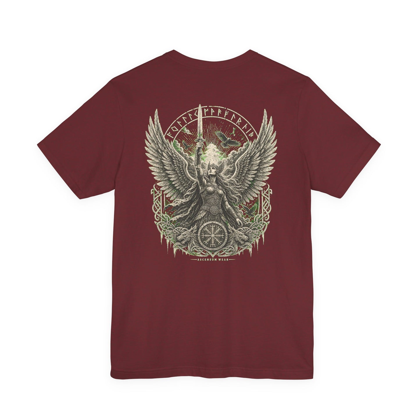 Valkyrie — Norse Back Print T-Shirt | Ascensum Wear