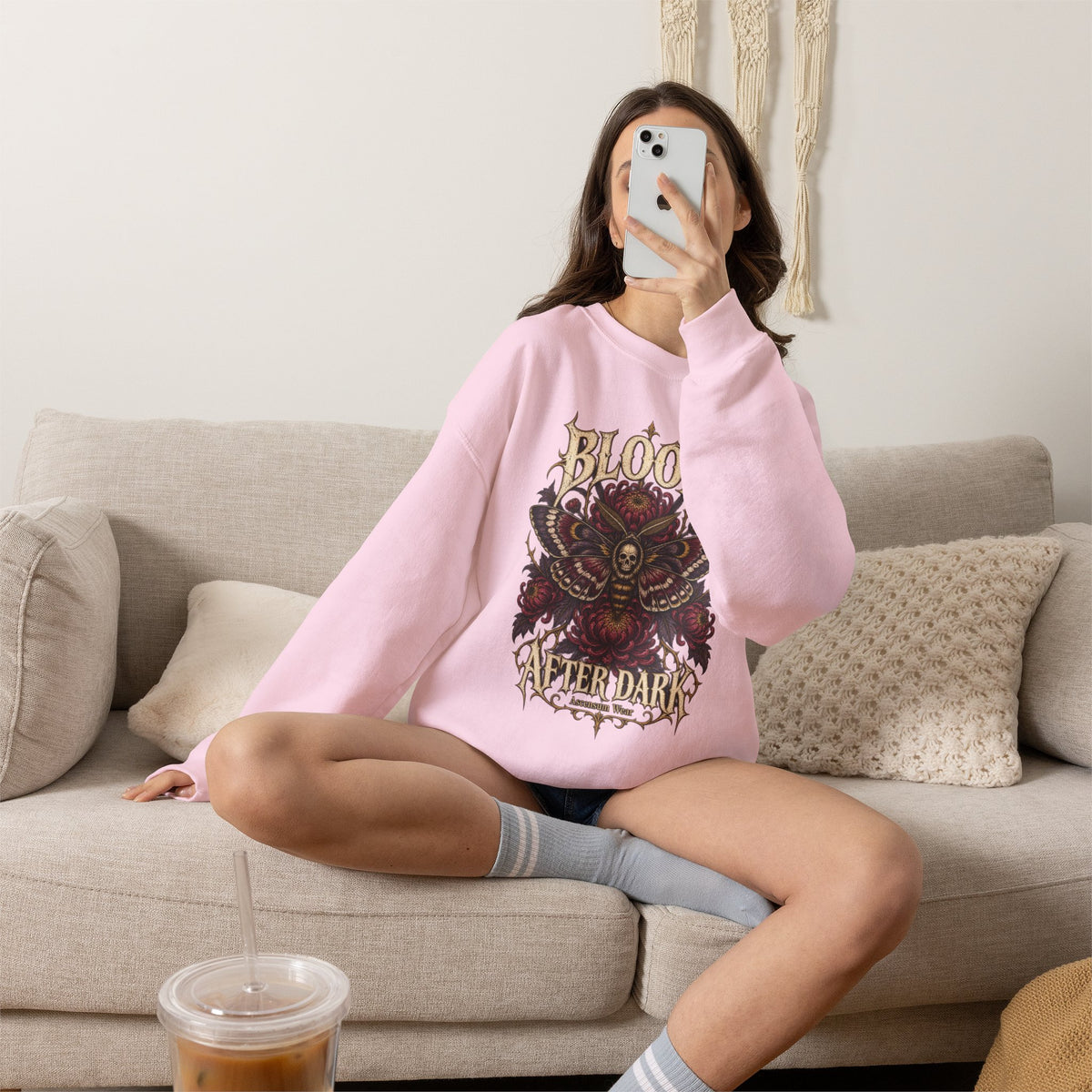 Bloom After Dark — Halloween Unisex Crewneck | Ascensum Wear